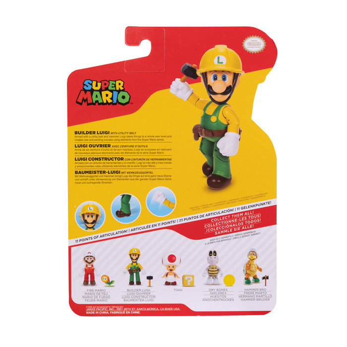 Luigi With Hammer 4in Figure (Wave 44) Solid Pack