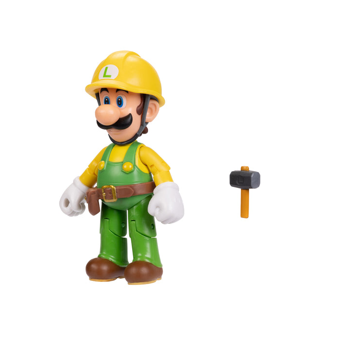 Luigi With Hammer 4in Figure (Wave 44) Solid Pack