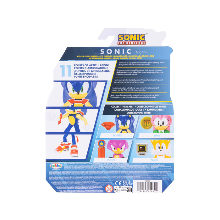 Sonic 4in Articulated Figures with Accessory Wave 20