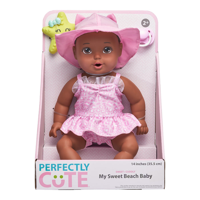 Perfectly Cute Beach Baby 14" (Brown Hair/Eyes)