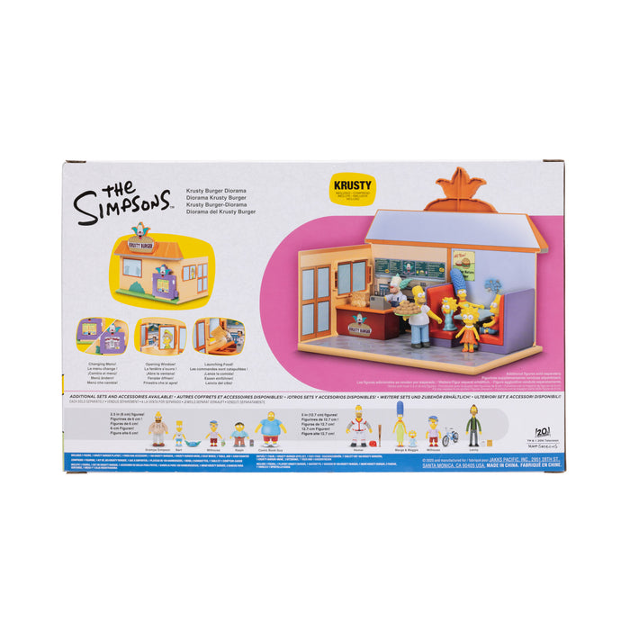 The Simpsons Playset Krusty Burger